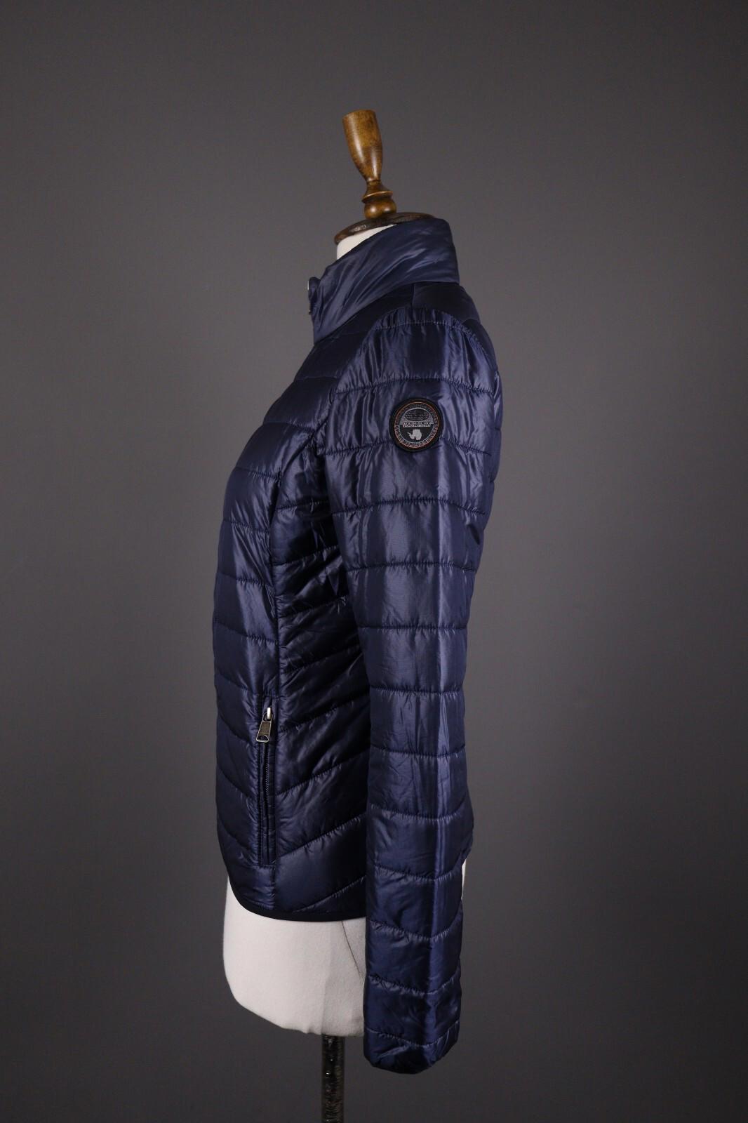 NAPAPIJRI Blue Full Zip Puffer Quilted Jacket – Size S