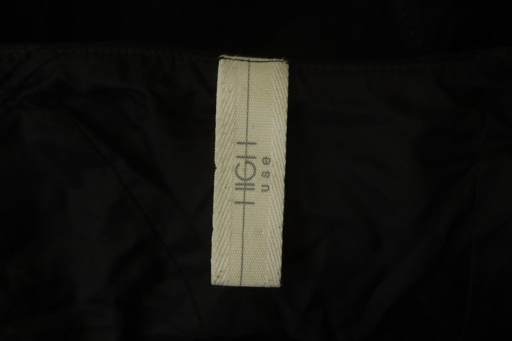 HIGH USE Black Cotton Sleeveless V-Neck Zipper Pockets Button Front Vest – Size 44