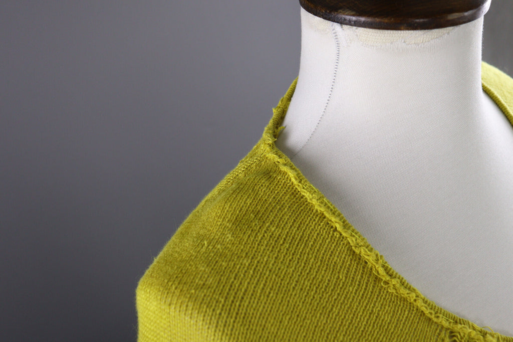 Gudrun Sjöden Yellow Linen Long Sleeve Cardigan Sweater – Women's L