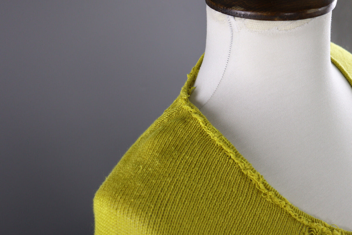 Gudrun Sjöden Yellow Linen Long Sleeve Cardigan Sweater – Women's L